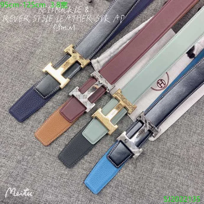 Hermes Belt 38mmX95-125cm 7D119